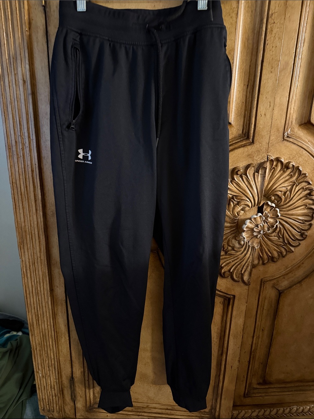 Under Armour Black Men's Jogger Sweatpants with Logo